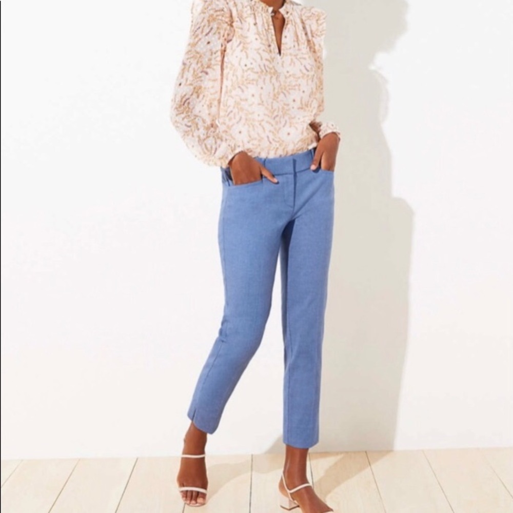 Loft Rivera Pants, light blue.